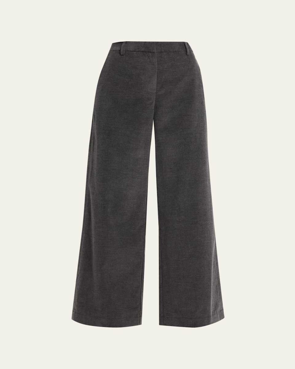 Dylan Corduroy Straight-Leg Pants